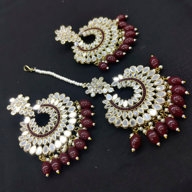 Silver American Diamond Earrings Tikka Set – Amazel Designs